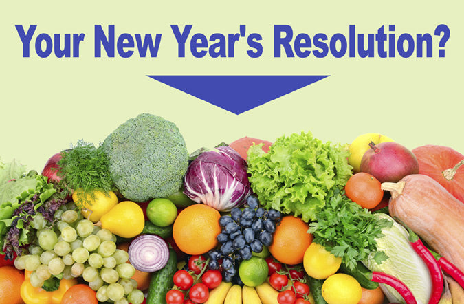 Health Resolution An easy New Year's resolution with powerful results: consume fruit and ...