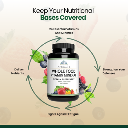 Optimal 2 Whole Food Vitamin Mineral