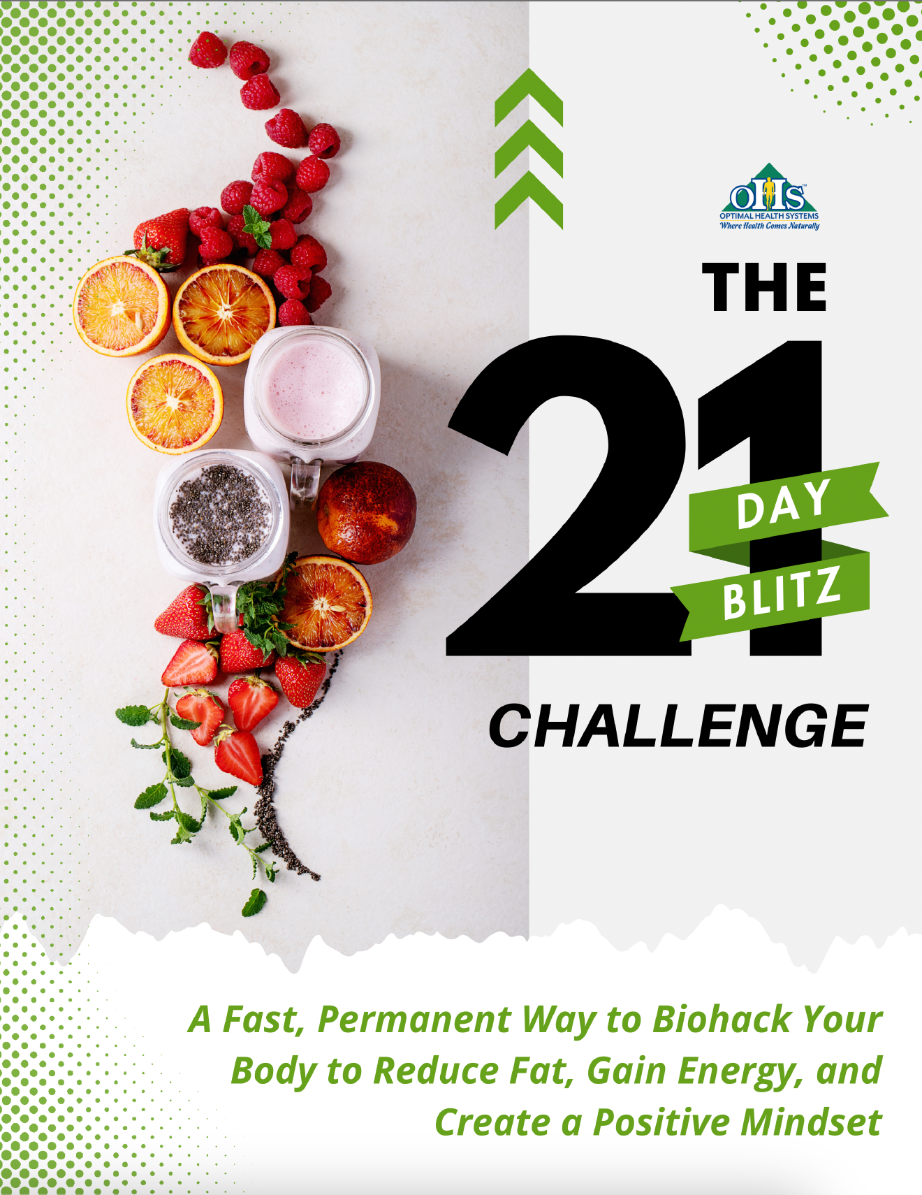 Cover of the 21-Day Blitz Challenge booklet.