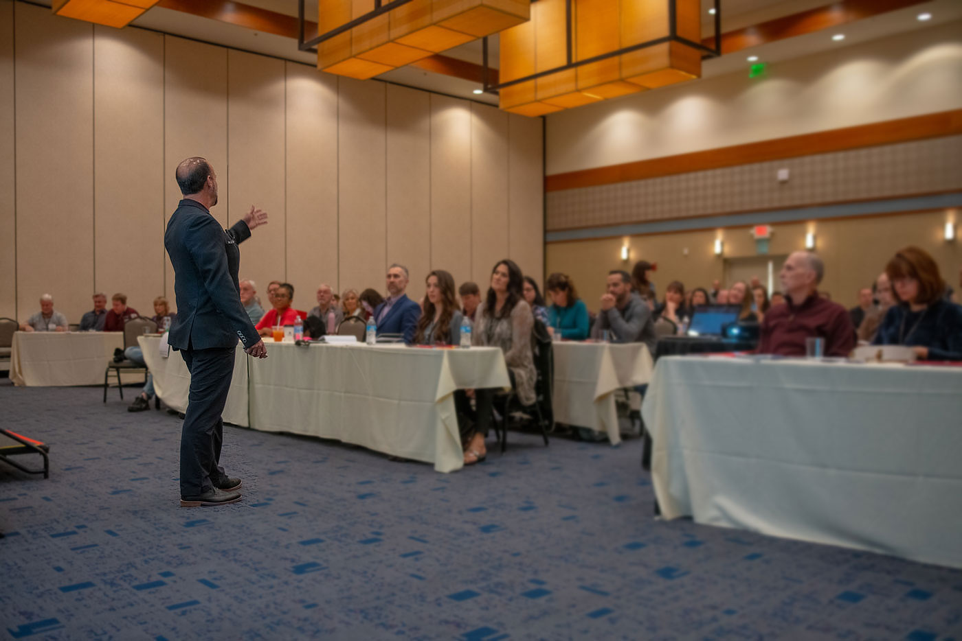 Image of Doug Teaching at Brimhall Homecoming 2020