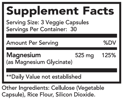 Essential Magnesium Supplement Facts
