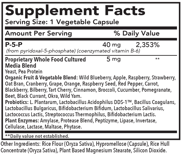 Essential P-5-P Supplement Facts