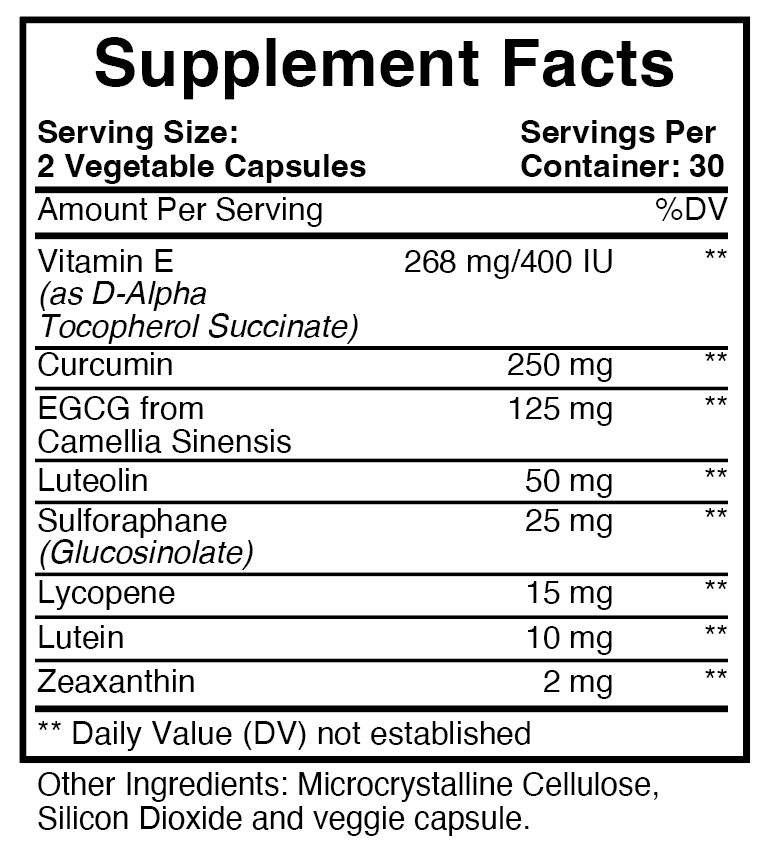 Essential Protect Supplement Facts