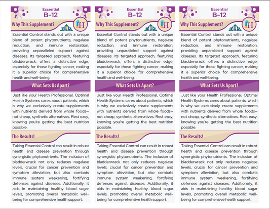 Essentials B-12 3-Page Fact Cards PNG Essentials B-12 3-Page Fact Cards
