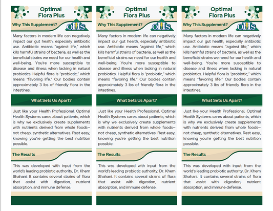 Flora Plus Double Page Fact Cards PNG Optimal Flora Plus Double Page Fact Cards