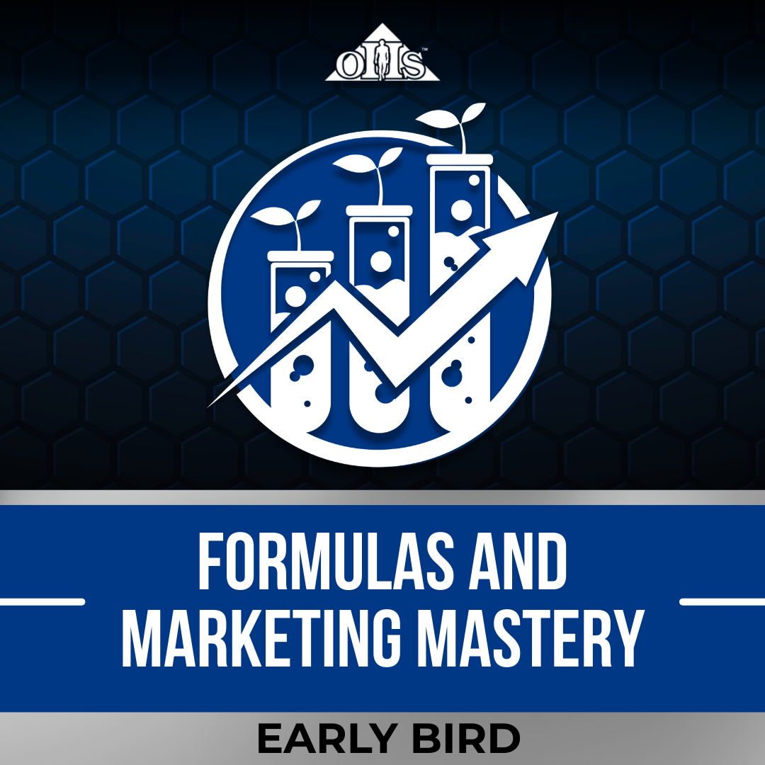 Formulas and Marketing Mastery Early Bird