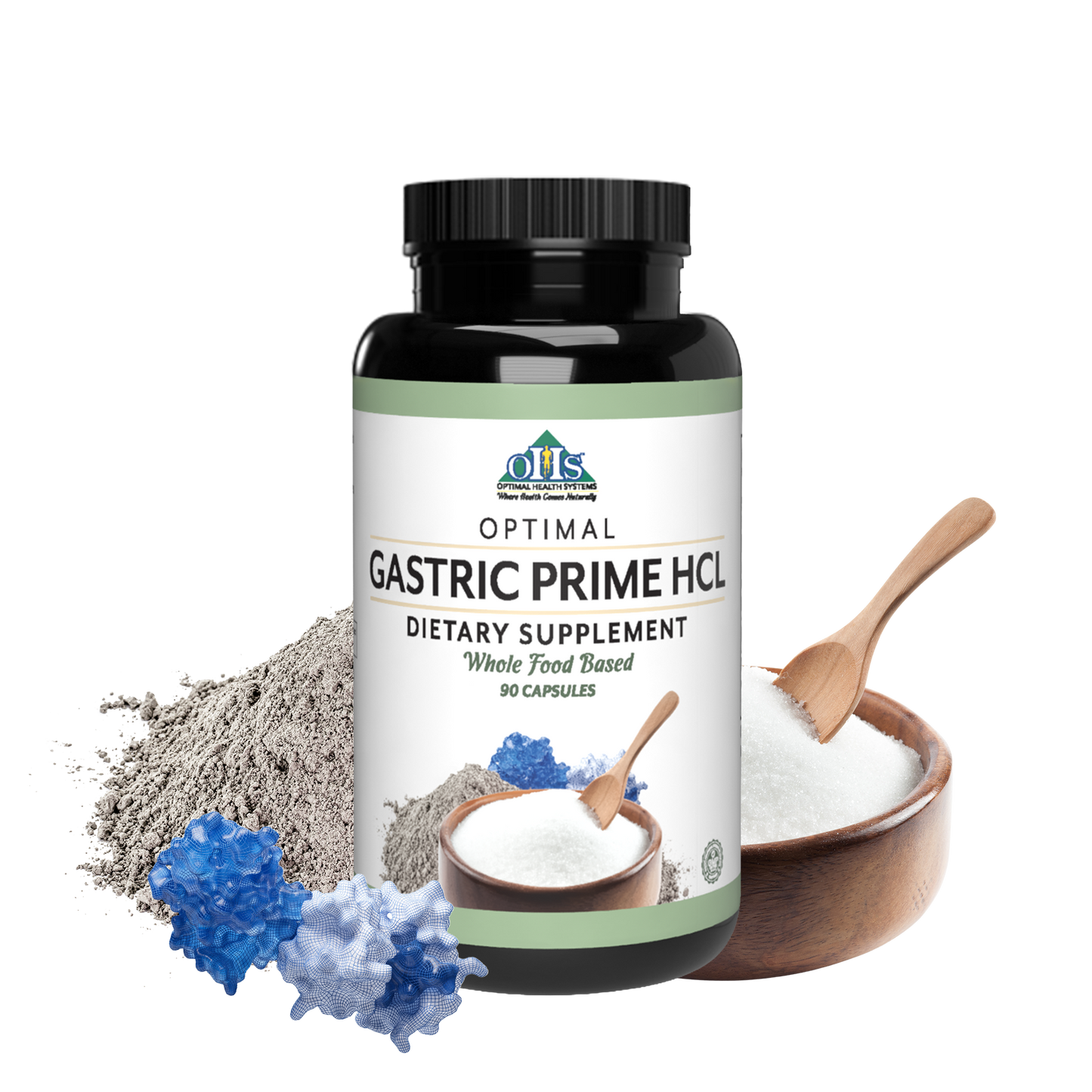 Gastric-Prime-HCl bottle with ingredients