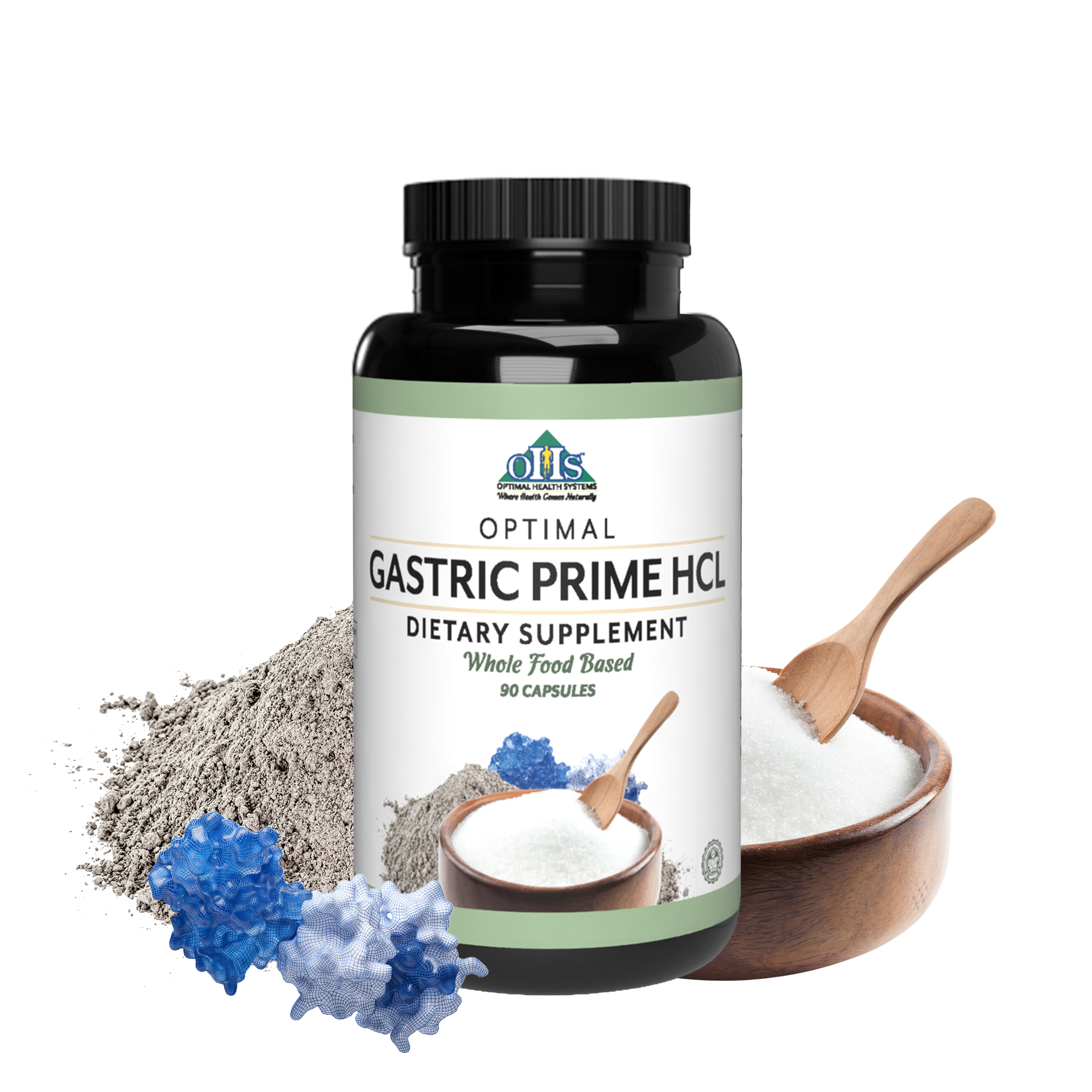 Gastric-Prime-HCl bottle with ingredients