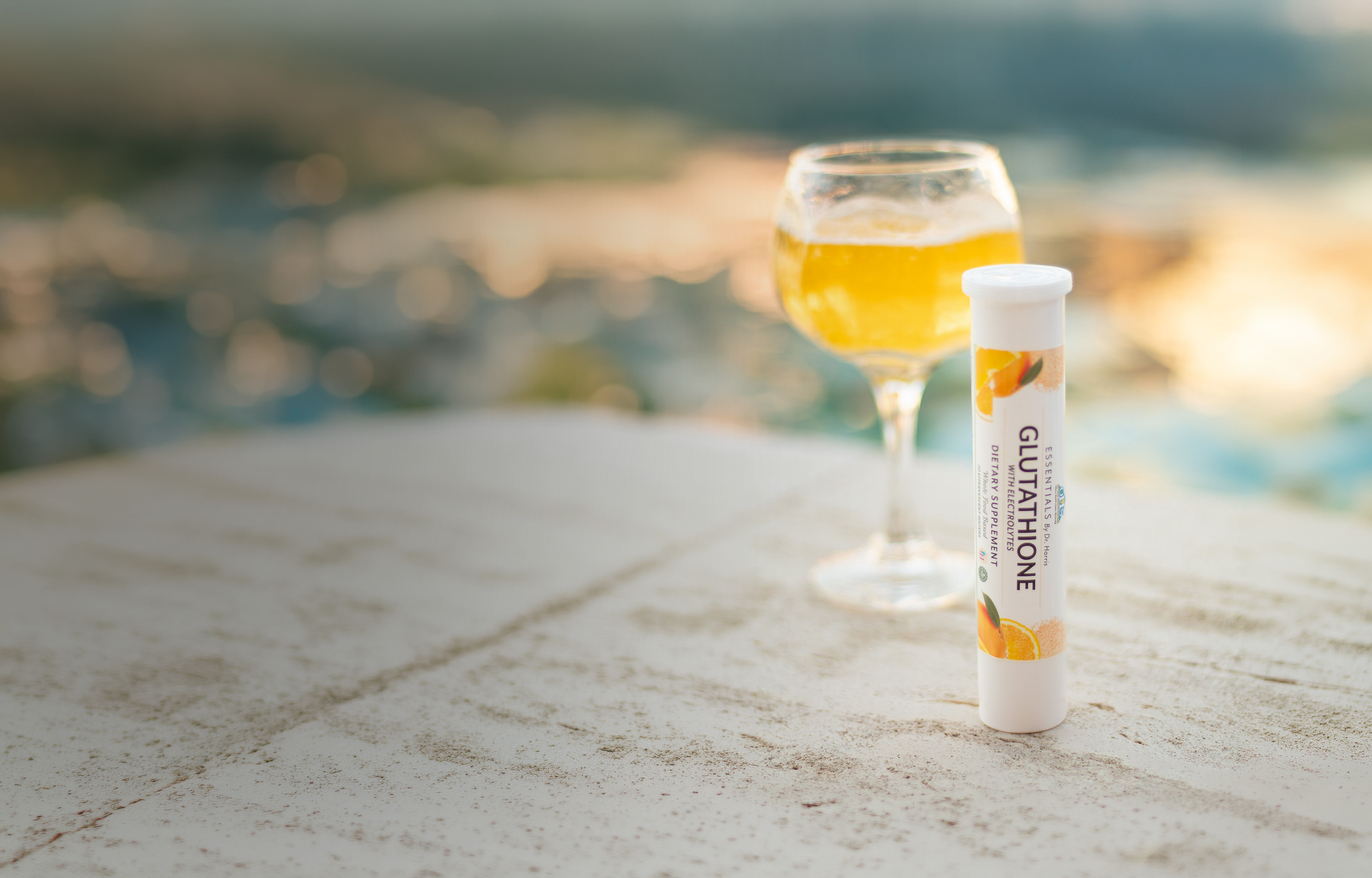 Glutathione And Pool Background