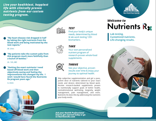 Nutrients Rx Pamphlet PNG Nutrients Rx Patient Pamphlet