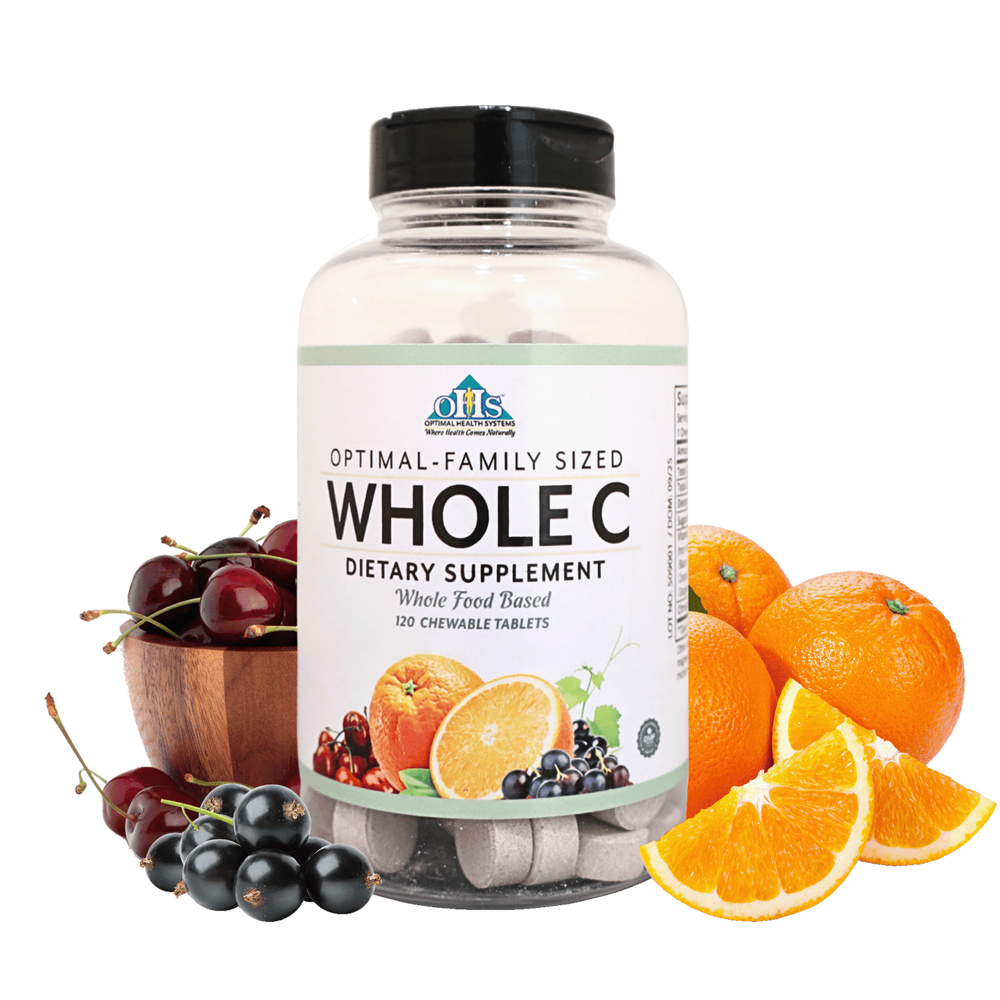 image of family sized whole C with fruit around it