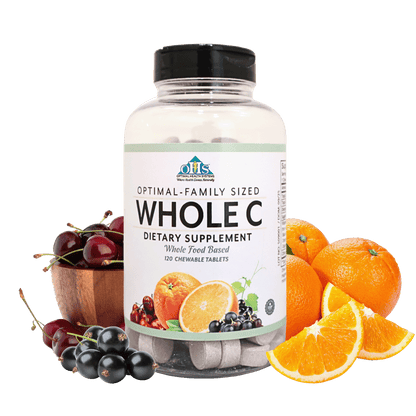 image of family sized whole C with fruit around it