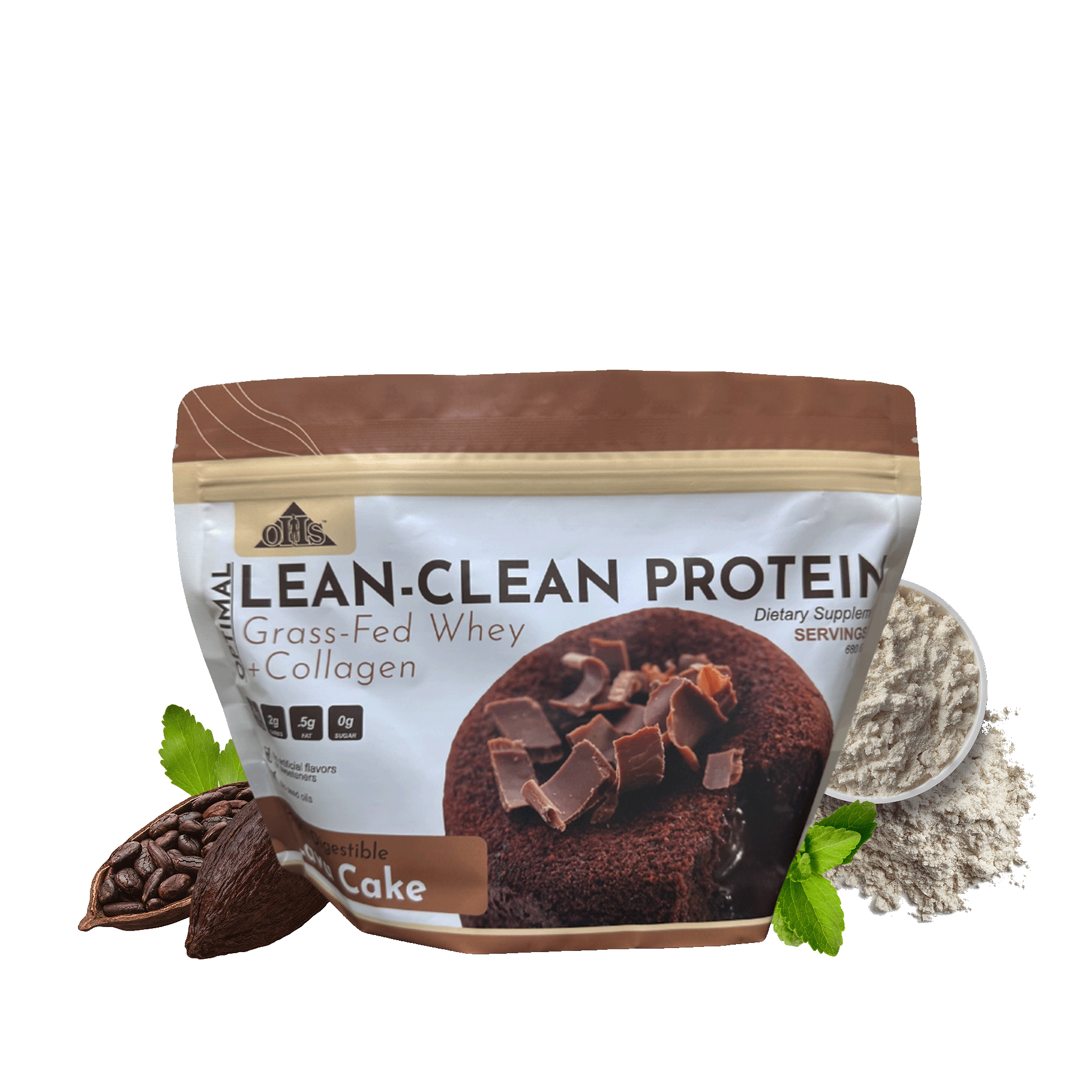 lean clean lava cake power bag
