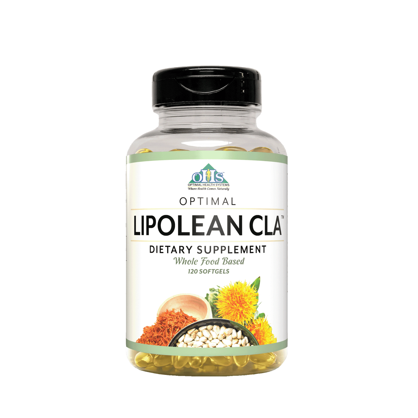 Image of a bottle of Optimal LipoLean CLA.