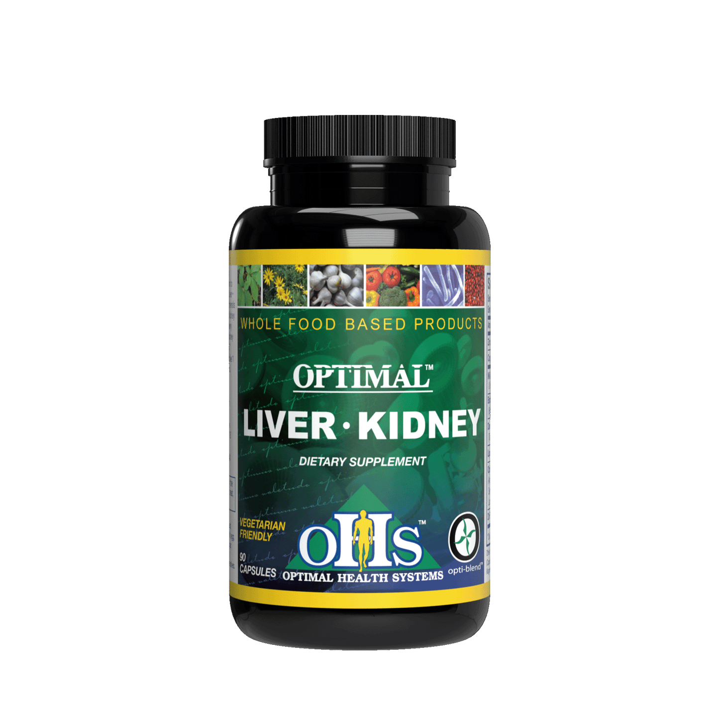 Image of a bottle of Optimal Liver Kidney.