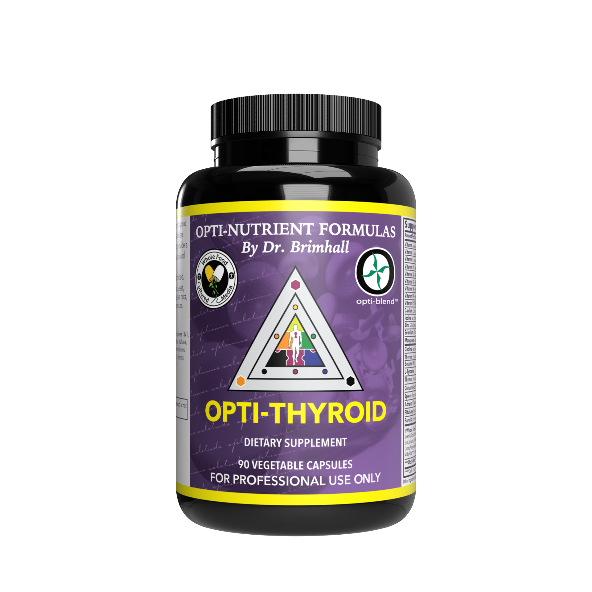 Image of a bottle of Opti-Nutrients Opti-Thyroid.