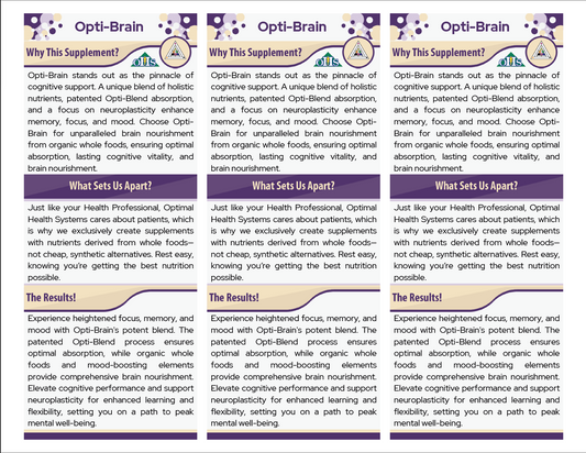 Opti Brain Double Page Fact Cards PNG Opti Brain Double Page Fact Cards
