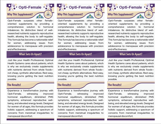 Opti Female Double Page Fact Cards PNG Opti Female Double Page Fact Cards