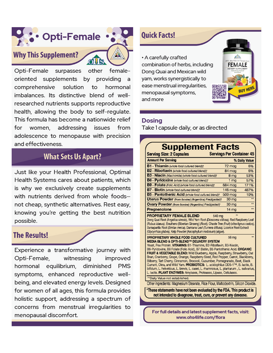 Opti Female Single Page Fact Card PNG Opti Female Single Page Fact Card