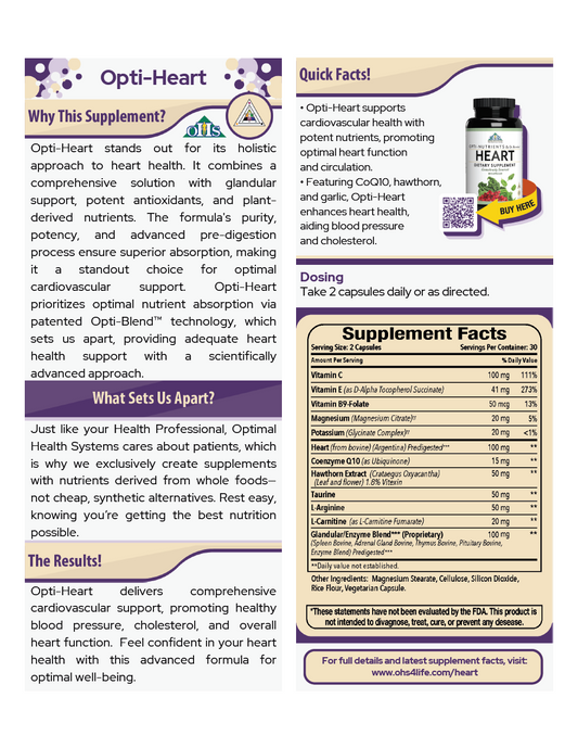 Opti Heart Single Page Fact Card PNG Opti Heart Single Page Fact Card