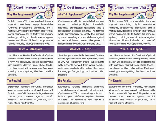 Opti Immune VRL Double Page Fact Cards PNG Opti Immune VRL Double Page Fact Cards