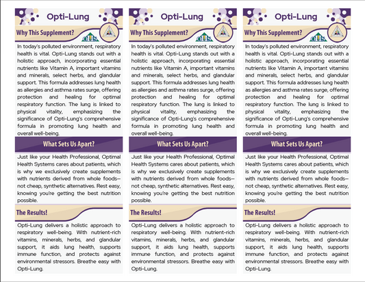 Opti Lung Double Page Fact Cards PNG Opti Lung Double Page Fact Cards