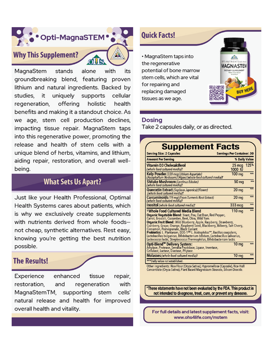 Opti Magna Stem Single Page Fact Card PNG Opti Magna Stem Single Page Fact Card