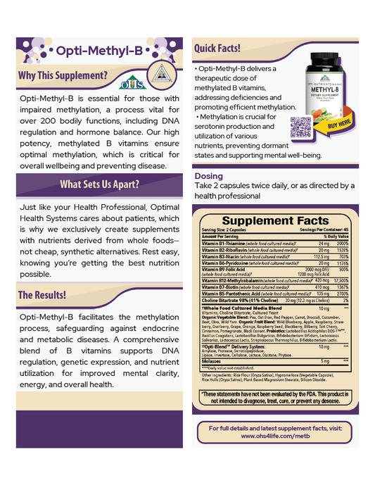 Opti Methyl-B Single Page Fact Card PNG Opti Methyl-B Single Page Fact Card