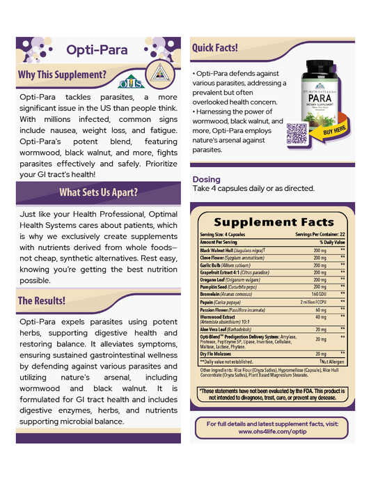 Opti Para Single Page Fact Card PNG Opti Para Single Page Fact Card