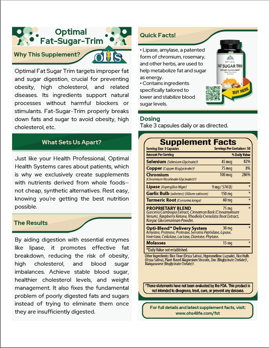 Optimal Fat Sugar Trim Single Page Fact Card PNG Optimal Fat Sugar Trim Single Page Fact Card PNG