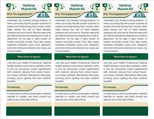 Optimal Muscle Rx Double Page Fact Cards PNG Optimal Muscle Rx Double Page Fact Cards