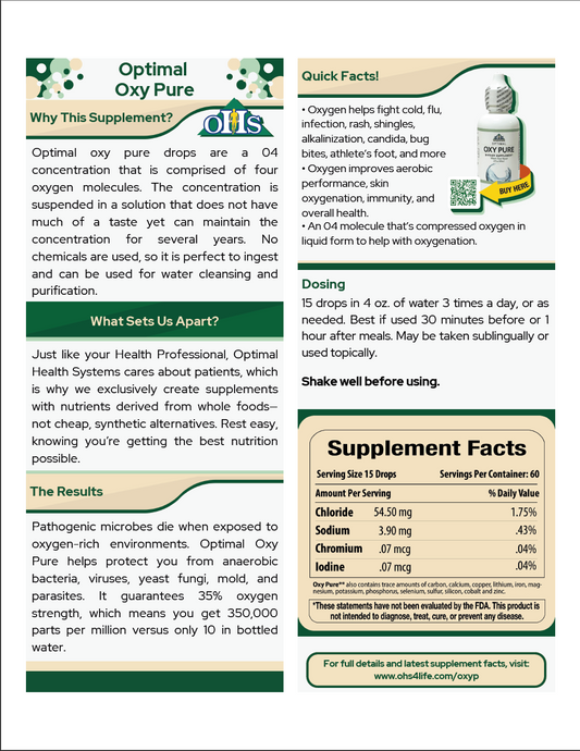 Optimal Oxy Pure Single Fact Card PNG Optimal Oxy Pure Single Fact Card