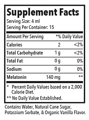 Essential Therapeutic Melatonin Supplement Facts