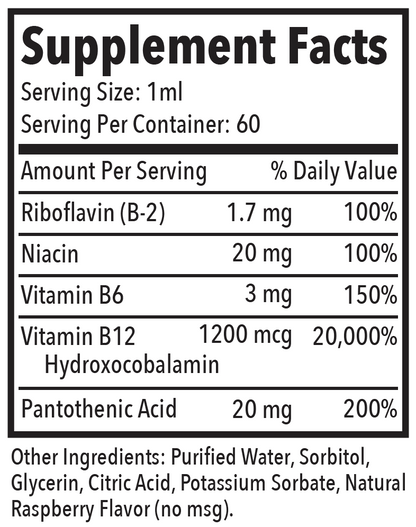 Essential B-12 Supplement Facts