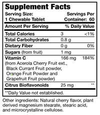 Optimal Whole C Supplement Facts