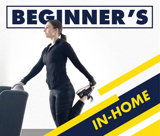 Cropped image of the cover of the PDF "Beginner's IN-HOME." Beginner's Home Workout