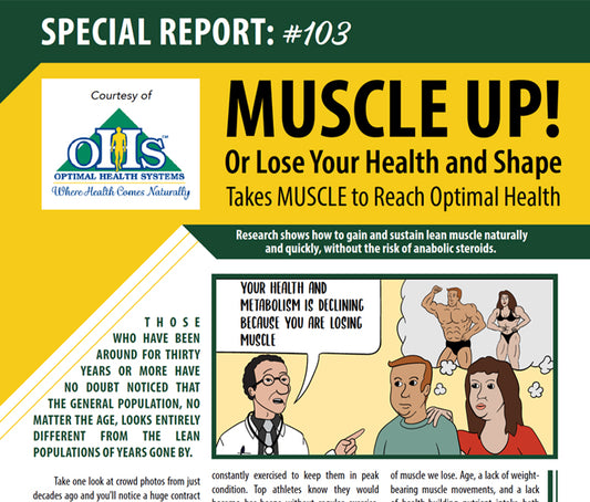 A Cropped image of the PDF "Special Health Report #103" Muscle Up!